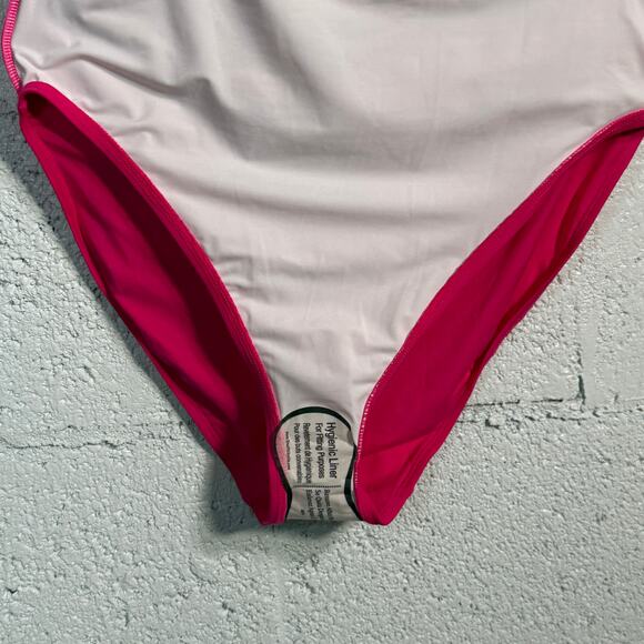 Ralph Lauren Womens Solids One Shoulder 1Piece Pink, 14 MSRP $135 - Picture 10 of 15